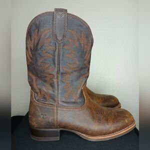 Tecovas Western Boots The Dusty Cigar Brown Cowhide Men SZ 10 EE new no box